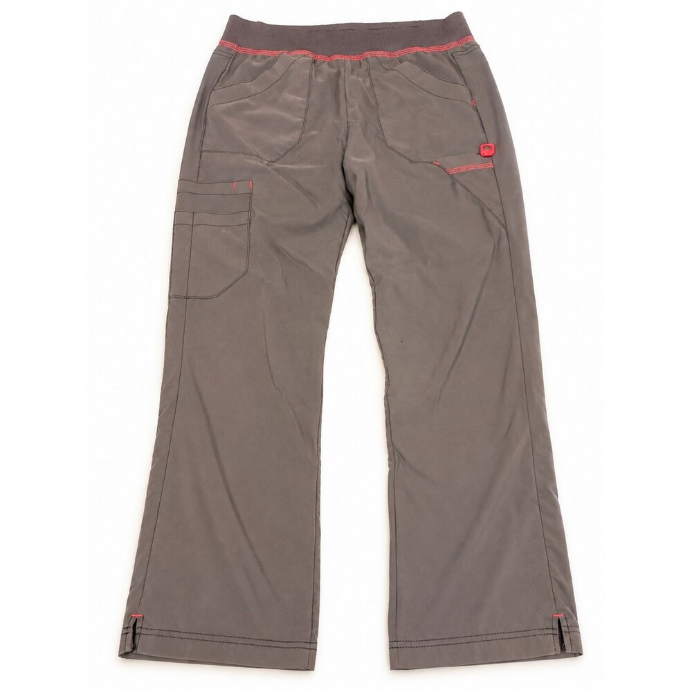 Carhartt Force Cross-Flex Women's S Regular Gray Pink Cargo Scrub Pants